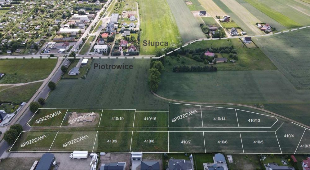 DZIAłKI NA SPRZEDAŻ Piotrowice gm. Słupca