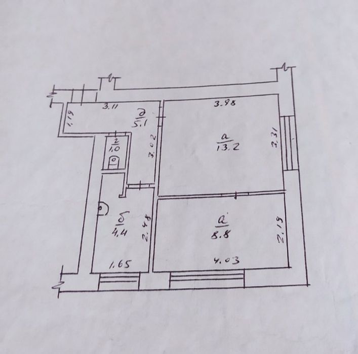 2 кімн квартира вул.Тютюнника