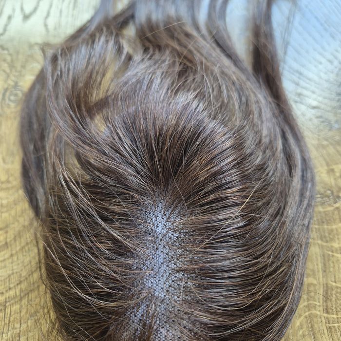 Topper clip-in Włosy naturalne 30cm 20g Czekoladowy Brąz 1.69