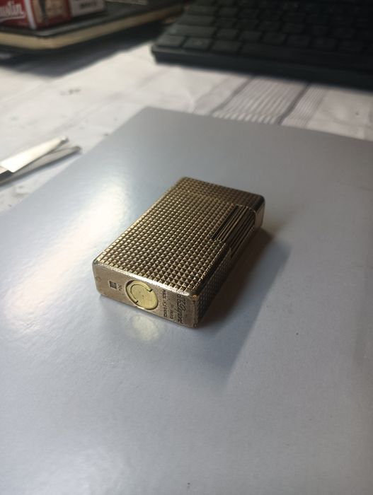 Isqueiro S.T. Dupont Ligne 1 Ouro 20 Mícrons (Vintage - A Funcionar)