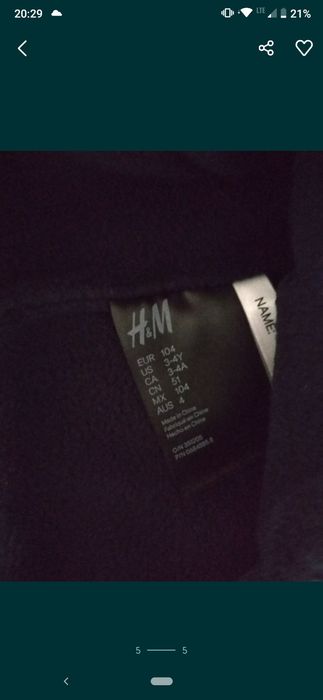 Czapka zimowa H&M
