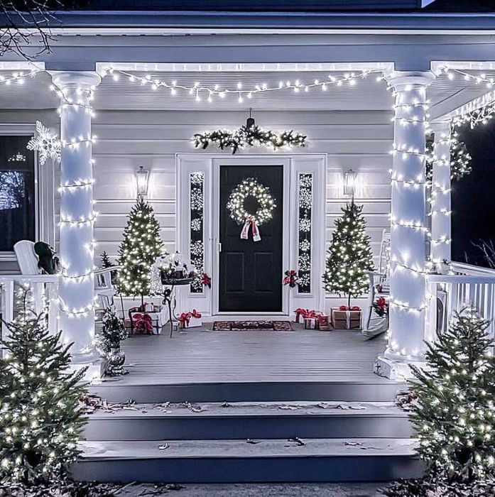 Lampki choinkowe 1000 LED barwa ciepła / barwa zimna na Święta