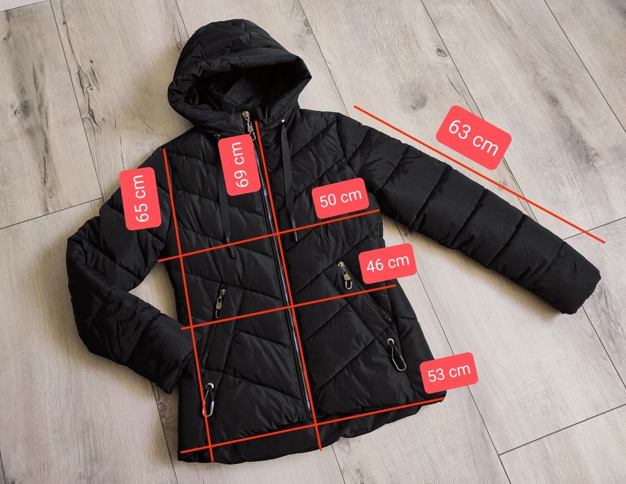 NOWA pikowana późnojesienna / zimowa kurtka rozmiar  M 38