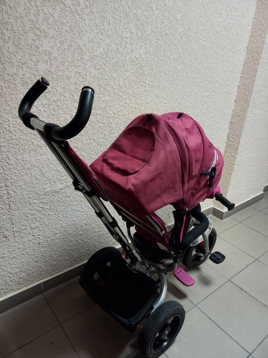 детский трехколесный велосипед Crosser One T-1 Eva Pink.