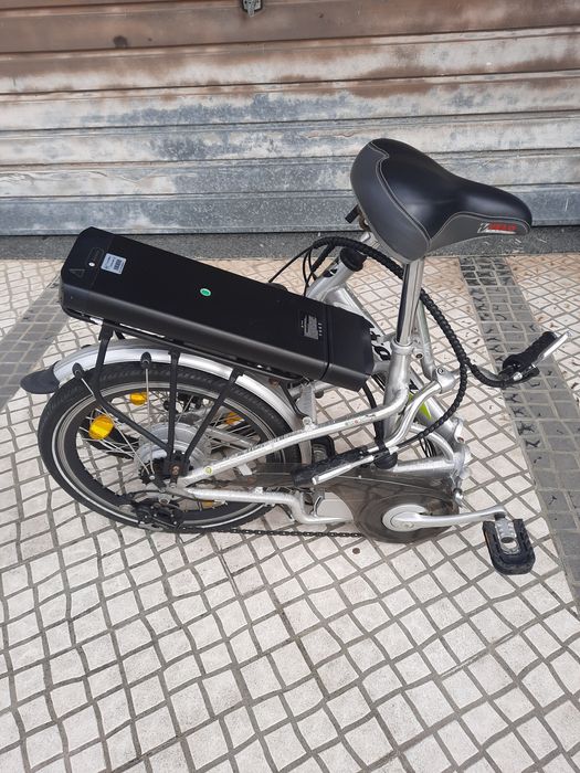 Bicicleta dobrável alumínio eléctrica