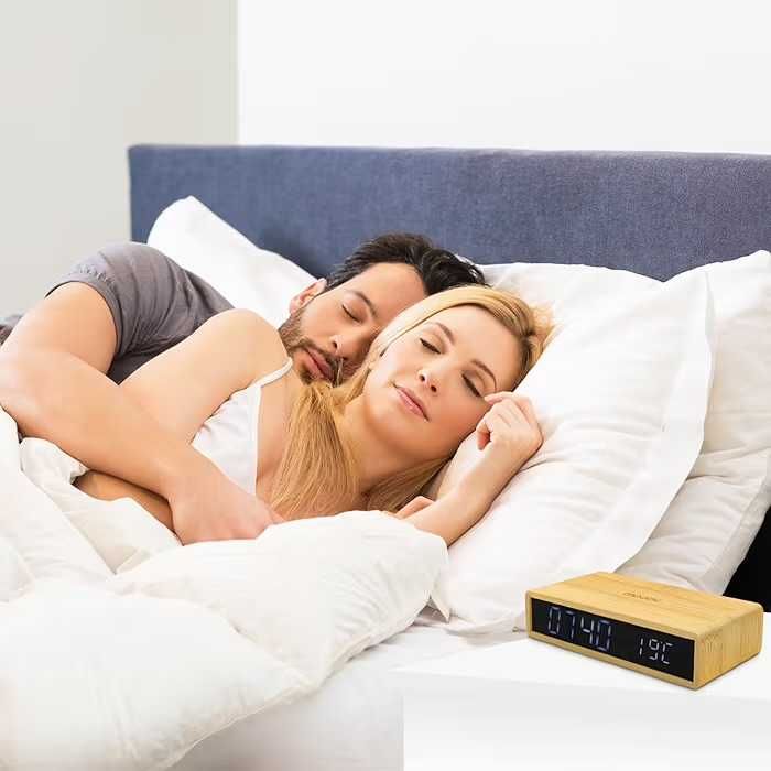 Budzik Cyfrowy LED Mooov Réveil Bamboo | Nowy
