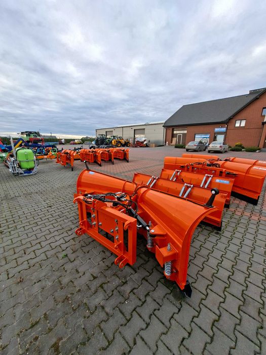 Pług składany 2,6 m, TUZ + EURO, listwa gumowa, Metal Technik