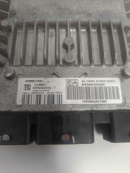 Conjunto Centralina e Imobilizador CITROËN C3 1.4 HDi [_2002-_2009]