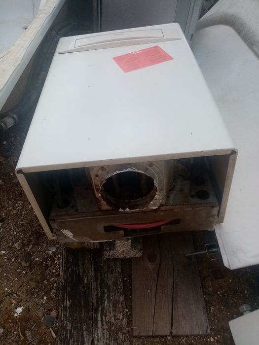 Caldeira a gaz e radiadores