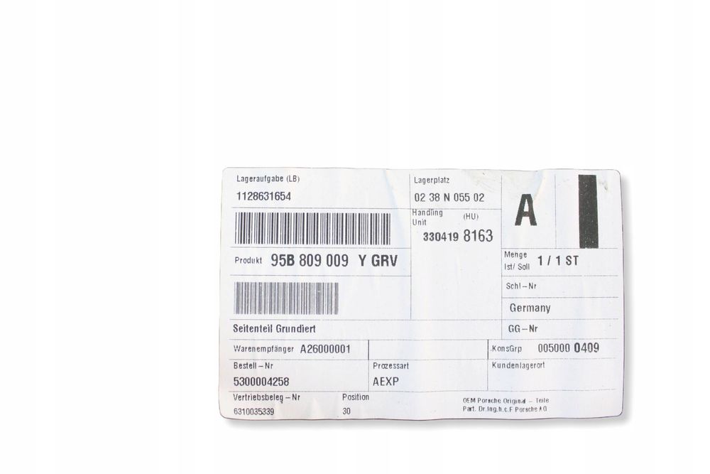 porsche macan 95b 2014-2024r próg słupek lewy