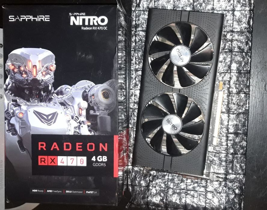 Продам потужну Sapphire Nitro Radeon RX 470 4GB
