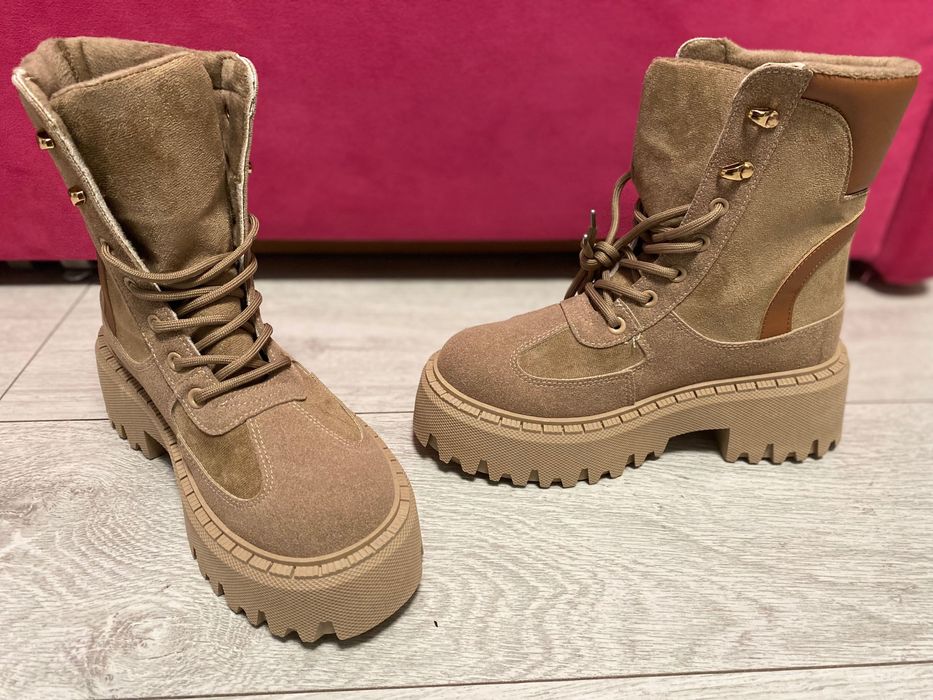 Workery trapery botki zimowe ocieplane roz 36