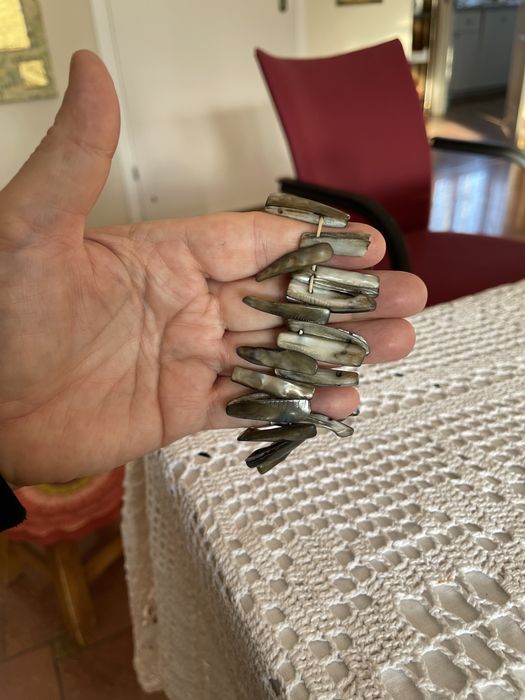 Bransoleta z masy perłowej unikalna piękna uniwersalna