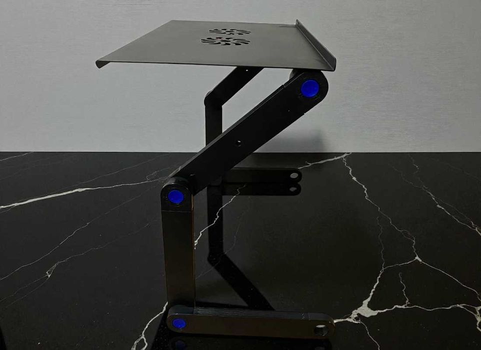 Столик для ноутбука Laptop Table T8 з двома кулерами для охолодження