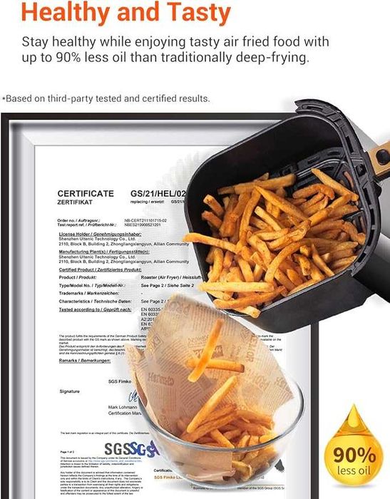 Frytkownica Beztłuszczowa Ultenic K10 AirFryer 5L