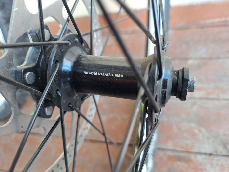 Колесо 26 (вилсет). обод alexrims, втулка deore, schwalbe rocket ron