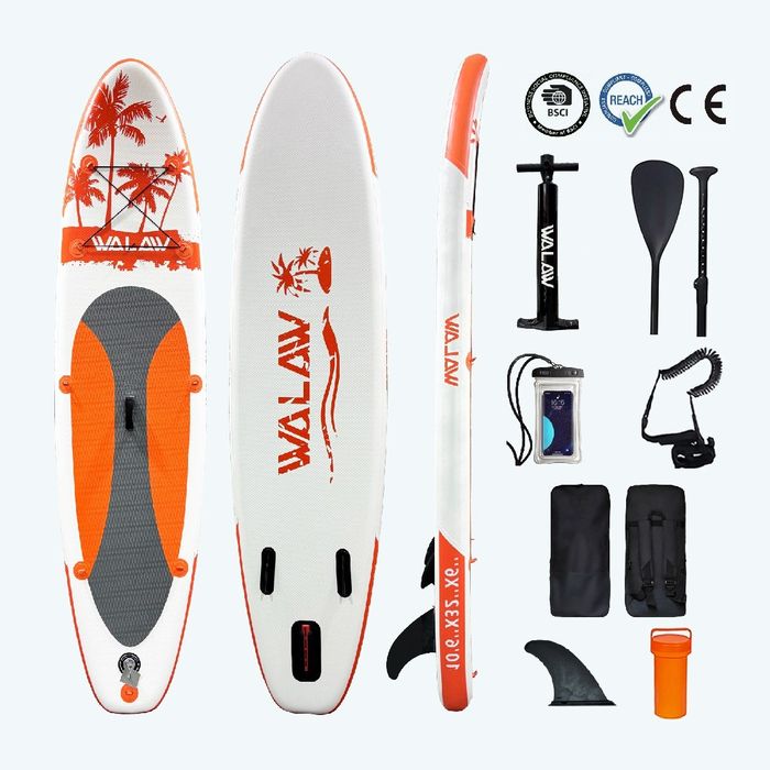 Сапборд sup board дошка надувна для плавання Walaw 320 серфинг