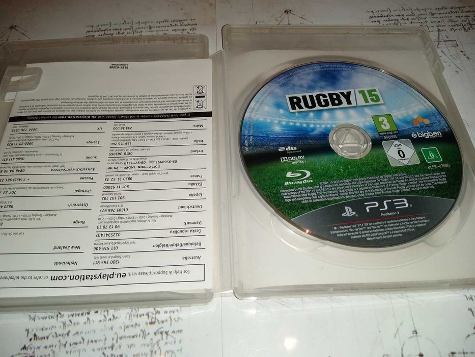 Rugby 15 Ps3 bez rys