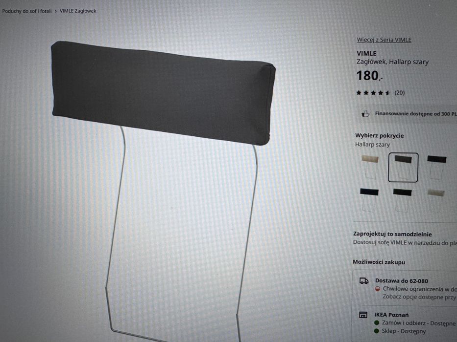 Leżanka kanapa Ikea narożnik Vimle