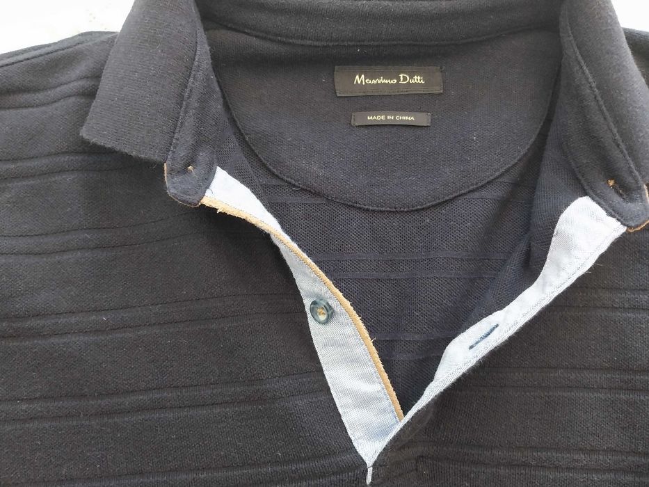 Polo manga comprida Massimo Dutti