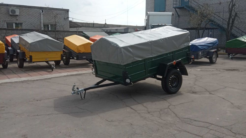 НОВИЙ УНІВЕРСАЛЬНИЙ ПРИЦЕП с завода 2000/1300/410  Доставка. Гарантія.