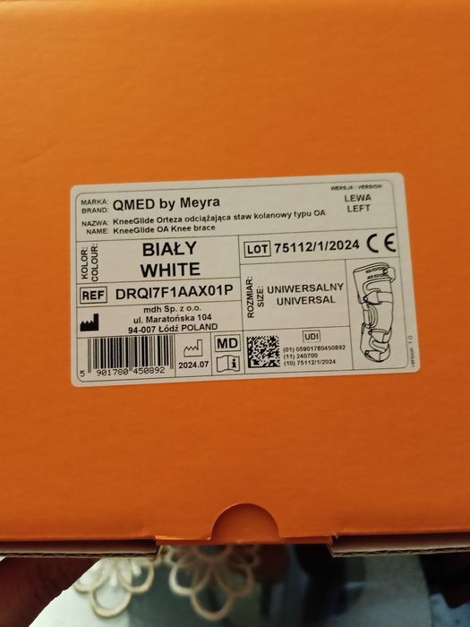 Orteza kolanowa nowa