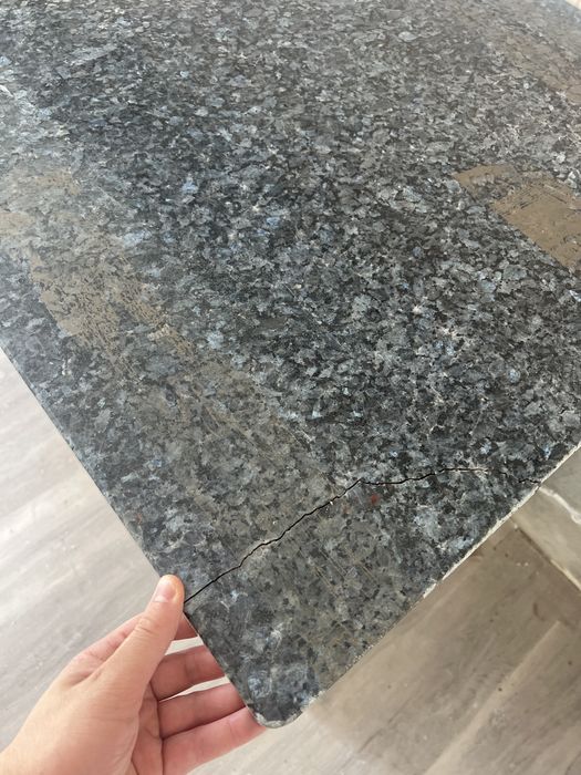 Pedra Bancada Cozinha - Granito Azul Labrador