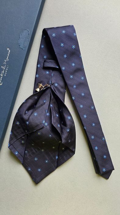 Krawat jedwabny MANTO DI MONACO + box