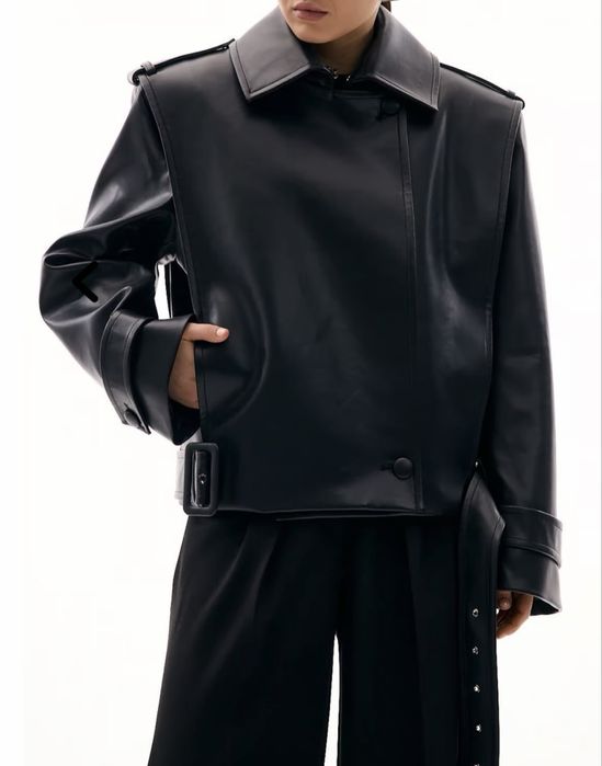 Куртка-косуха oversize VLORIA з екошкіри
