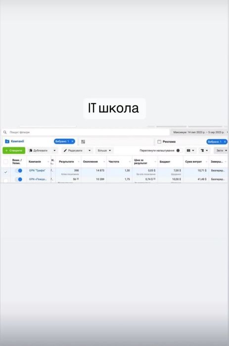 Реклама для вашого бізнесу / таргет / залучення нових клієнтів