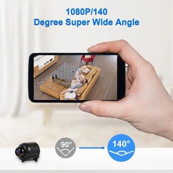 Міні Камера IP Відеоспостереження Wi-Fi FullHD 1080 Action Camera X5 Б