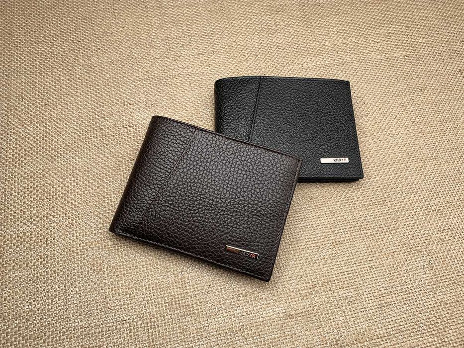 Портмоне мужское кожаное тонкое Karya 0416 портмоне чоловіче шкіряне