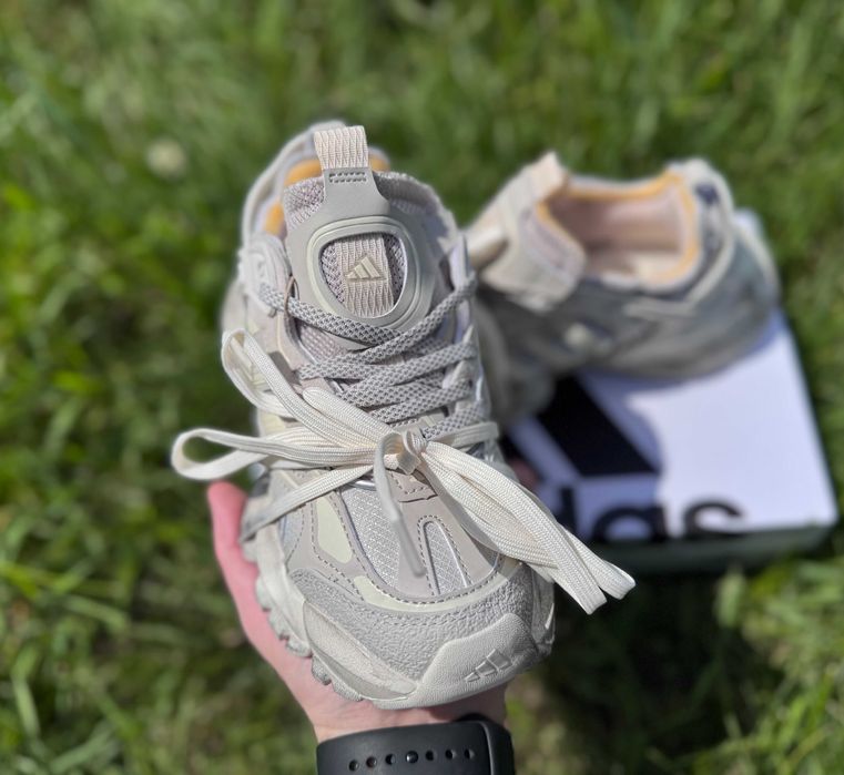 ‼️Останній 37/40 Розмір‼️Кроссовки Adidas Vento XLG Runner Deluxe Beige Grey/Кросівки Жіночі Венто