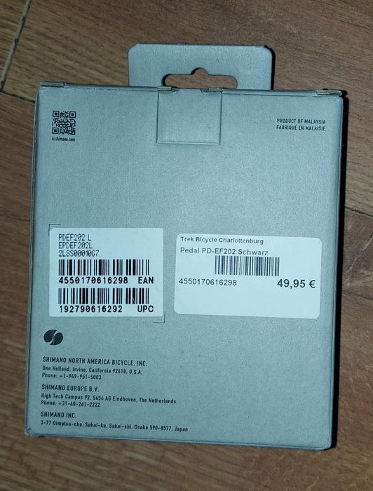 Pedały Shimano PD-EF202 (512g)