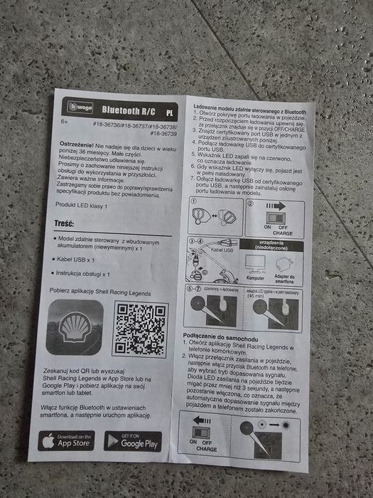 Autko zdanie sterowane Shell