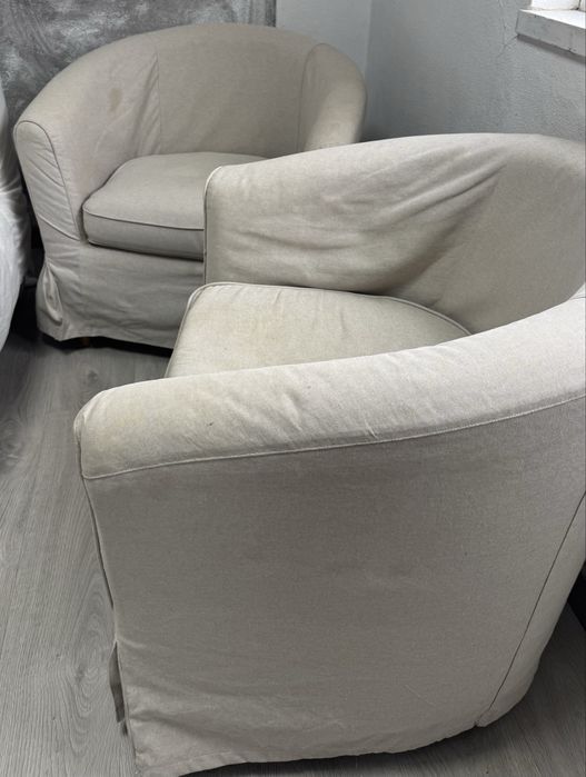2 Poltrona IKEA TULLSTA bege com capa removível