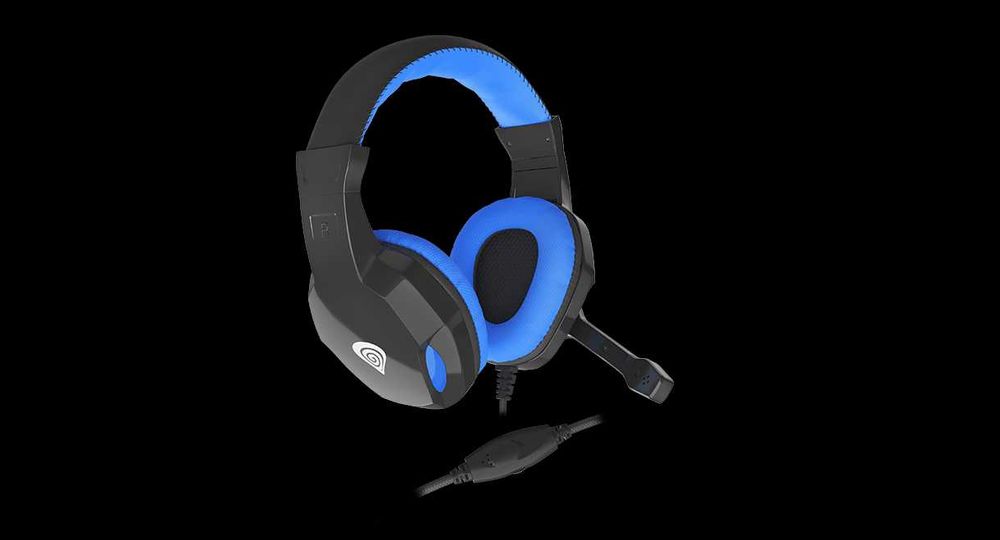 [NOWE!] Wygodne Słuchawki DO GIER | Genesis Argon 100 Niebieskie FV23