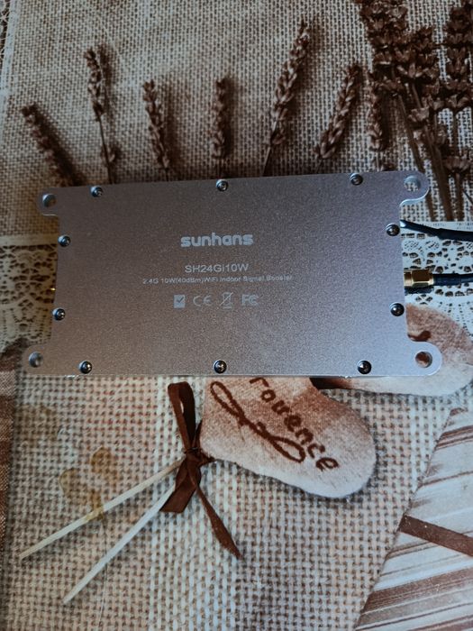 Усилитель сигнала.Sunhans SH24Gi10W підсилювач бустер 2.4GHz 10W WiFi