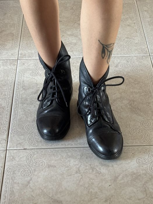 Botas de pele