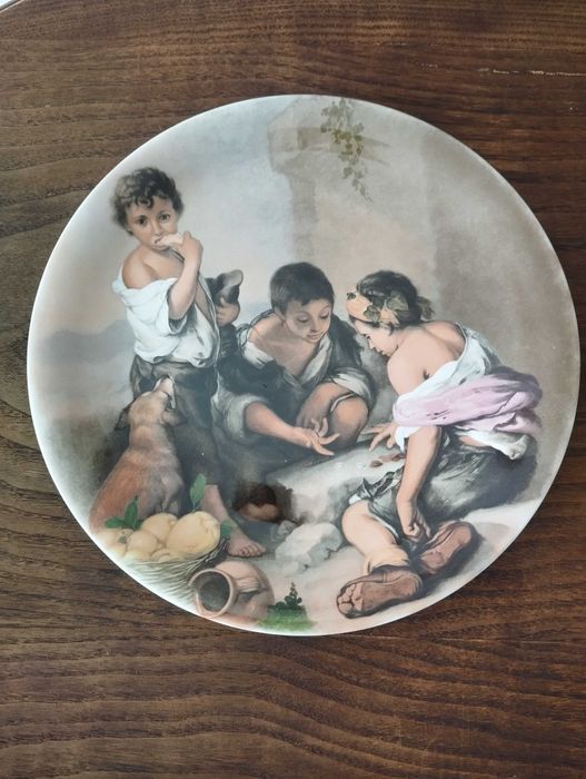 4 pratos de coleção Wood & Sons "The Beggar Boys"