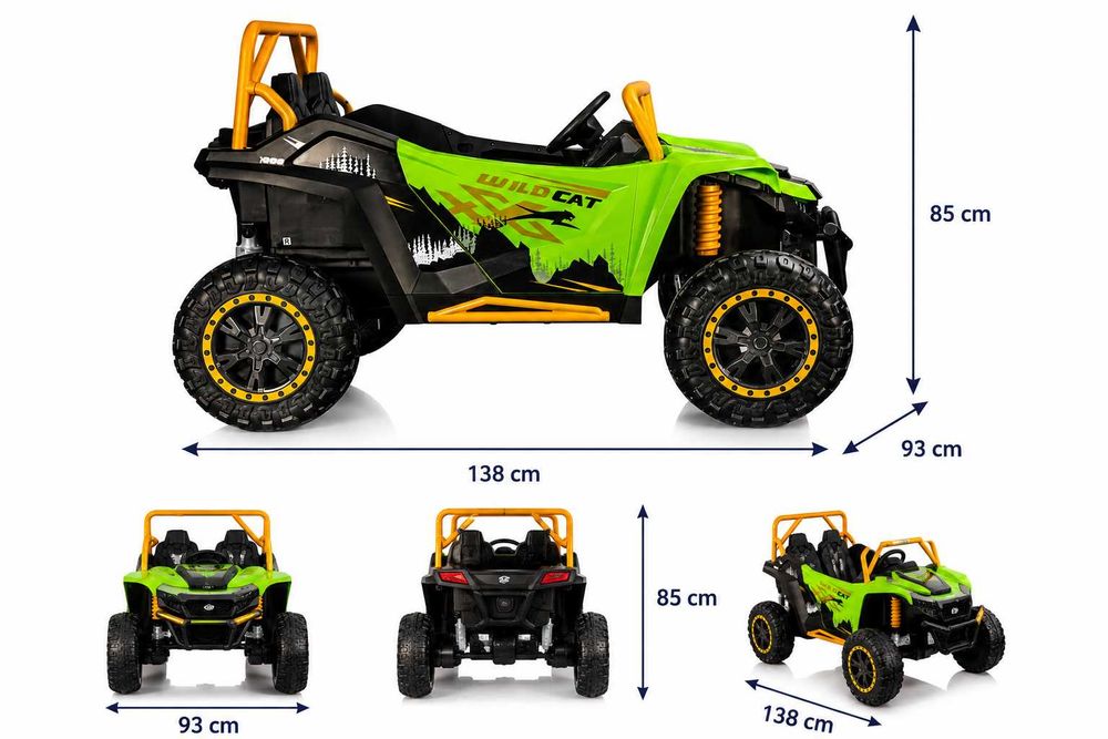 Auto na Akumulator Arctic Cat Wildcat XX 24V 4x4 Pilot LED Pojazd 4x4
