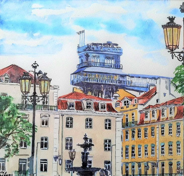 Várias pinturas com diferentes tamanhos, para venda.