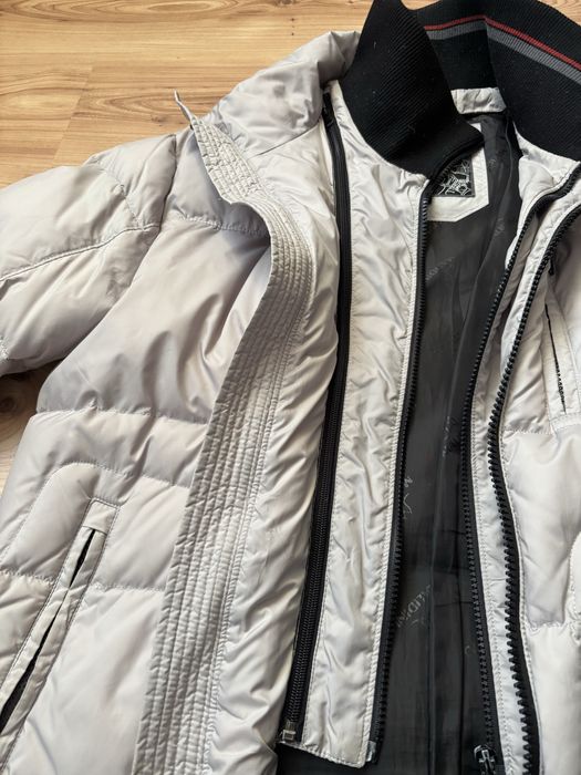 Пуховик чоловічий сірий укорочений, р. 48