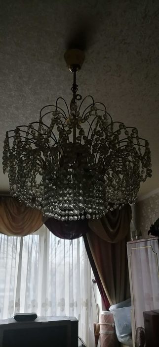 Люстра Чешская хрустальная