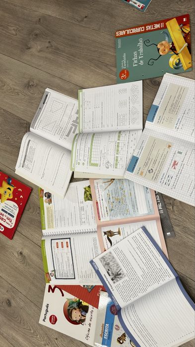 Livros de apoio ao estudo 3º ano - português, matemática e inglês
