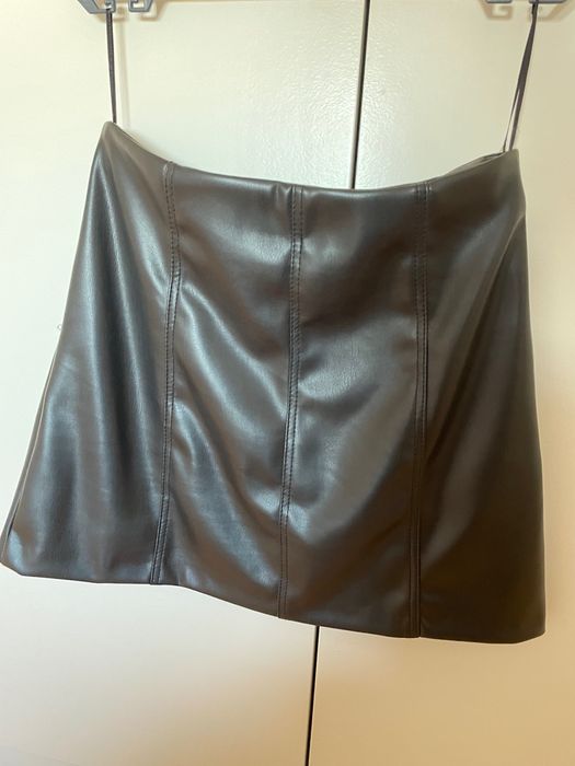Saia Zara preta ecopele