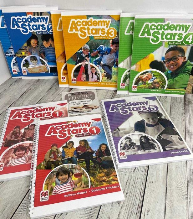 Academy Stars starter, 1, 2, 3, 4, 5