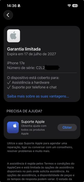 Iphone 17e , 512GB - Novo