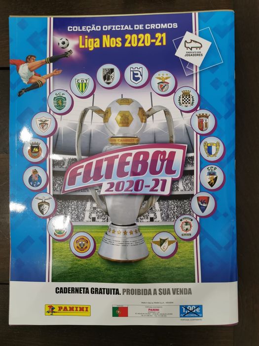 Caderneta oficial Panini Liga NOS 2020/21
