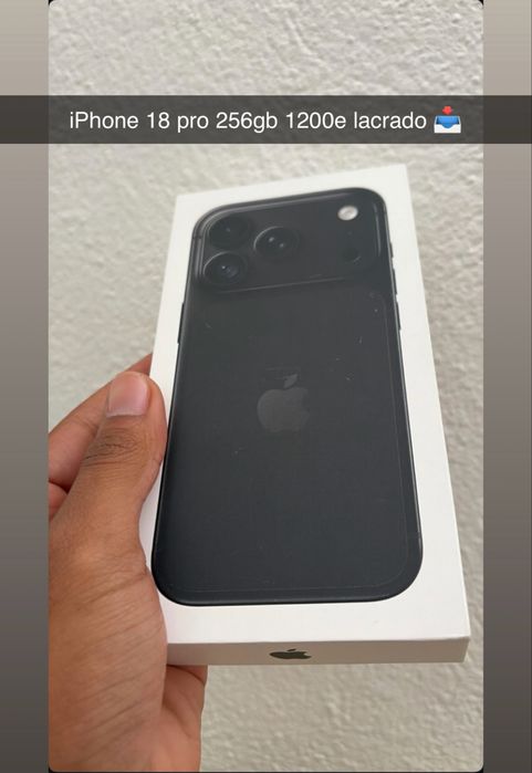 Iphone 18 pro 256gb selado